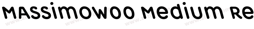 MassimoW00 Medium Re字体转换